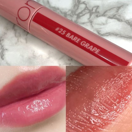 ジューシーラスティングティント/rom&nd/リップティントを使ったクチコミ(3枚目)