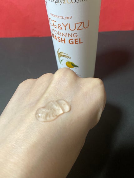 ライス&ゆずモーニングウォッシュジェル/世田谷コスメ/その他洗顔料を使ったクチコミ(2枚目)