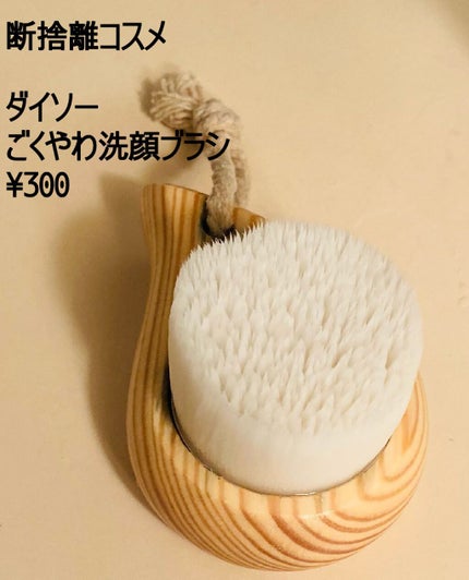 ごくやわ洗顔ブラシ 極細毛先/DAISO/その他スキンケアグッズを使ったクチコミ(1枚目)