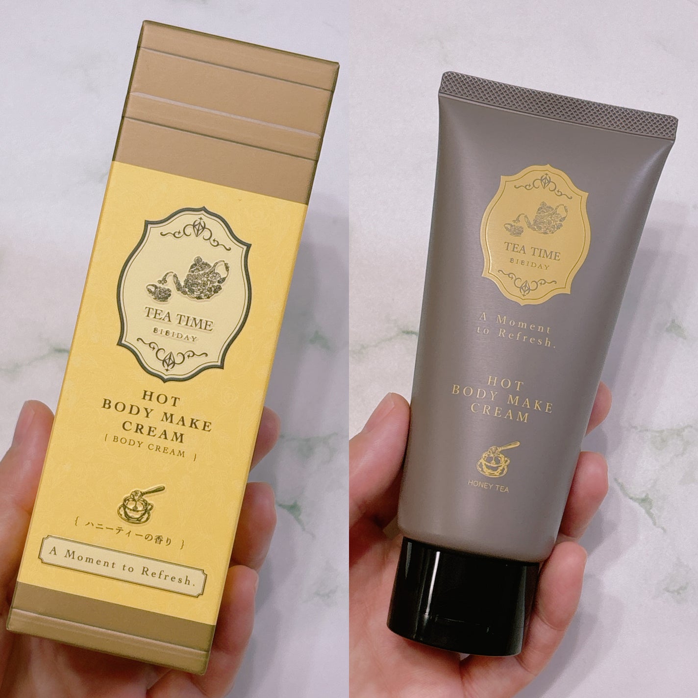 BIBIDAY TEA TIME ホットボディメイククリーム ハニーティーの香り/BIBIDAY/ボディクリームを使ったクチコミ(2枚目)