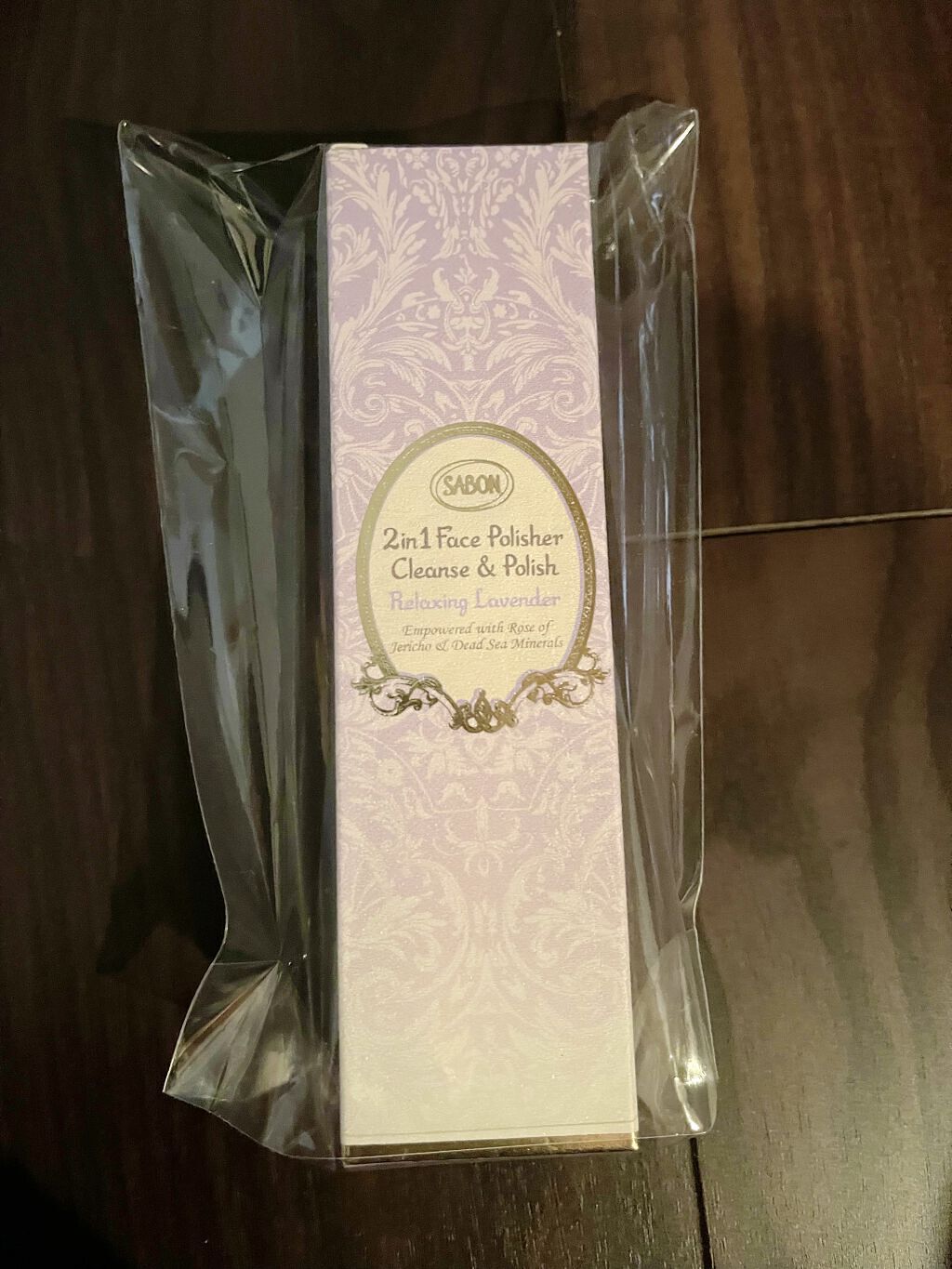 フェイスポリッシャー リラクシング(ラベンダー)/SABON/スクラブ・ゴマージュを使ったクチコミ（2枚目）