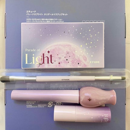 パレードオブライト ホリデーメイクアップキット/ETUDE/メイクアップキットを使ったクチコミ(5枚目)