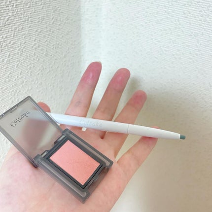 セルヴォーク ヴォランタリー アイズ 16 サーモンピンク/Celvoke/単色アイシャドウを使ったクチコミ(1枚目)