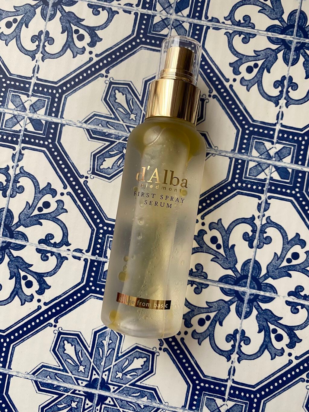 ダルバ ホワイトトリュフファーストスプレーセラム/ダルバ/ミスト状化粧水を使ったクチコミ(1枚目)