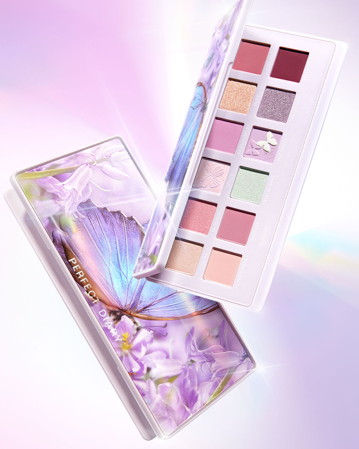 エクスプローラ12色 動物アイシャドウパレット バタフライ/PERFECT DIARY/アイシャドウパレットを使ったクチコミ（2枚目）