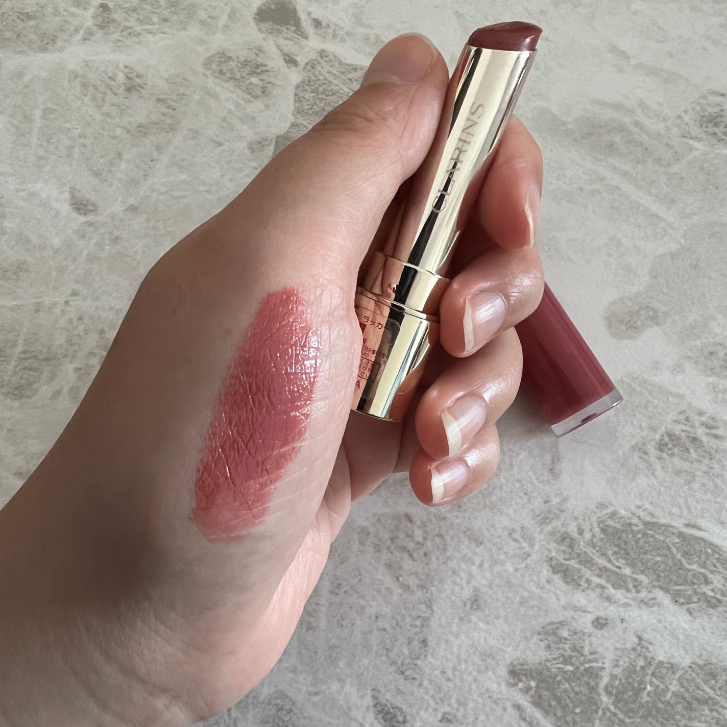 ジョリ ルージュ ラッカー/CLARINS/口紅を使ったクチコミ(1枚目)