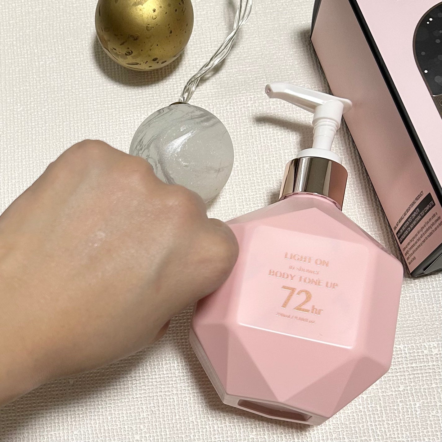 ライトオンインシャワー ボディトーンアップ/BOM/ボディソープを使ったクチコミ(3枚目)