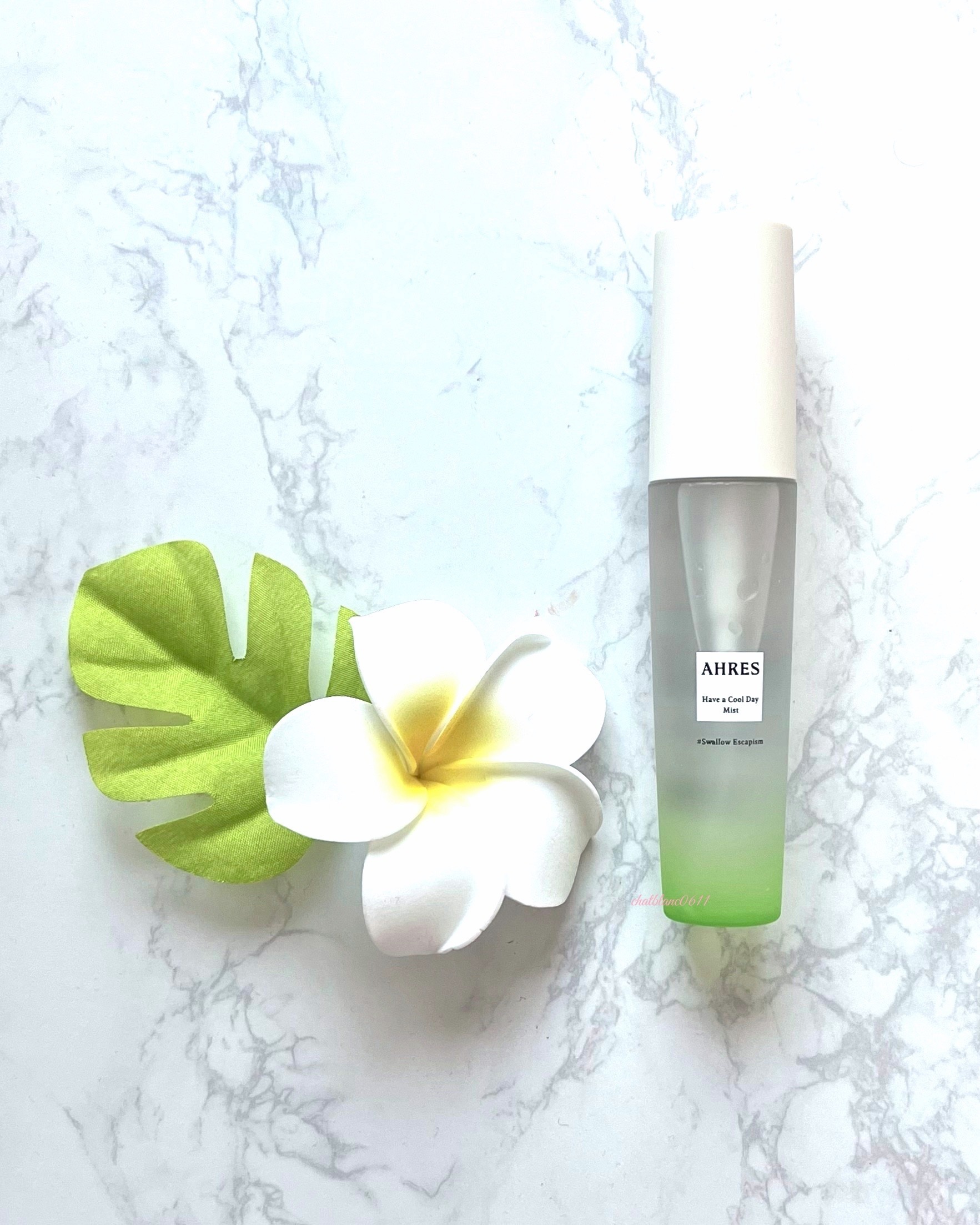 アーレス ハブ ア クール デイ ミストのクチコミ「【窓に頬を寄せて 燕を追いかける】
.
❤︎ #AHRES 　#ハブアクールデイミスト (限定.....」（1枚目）