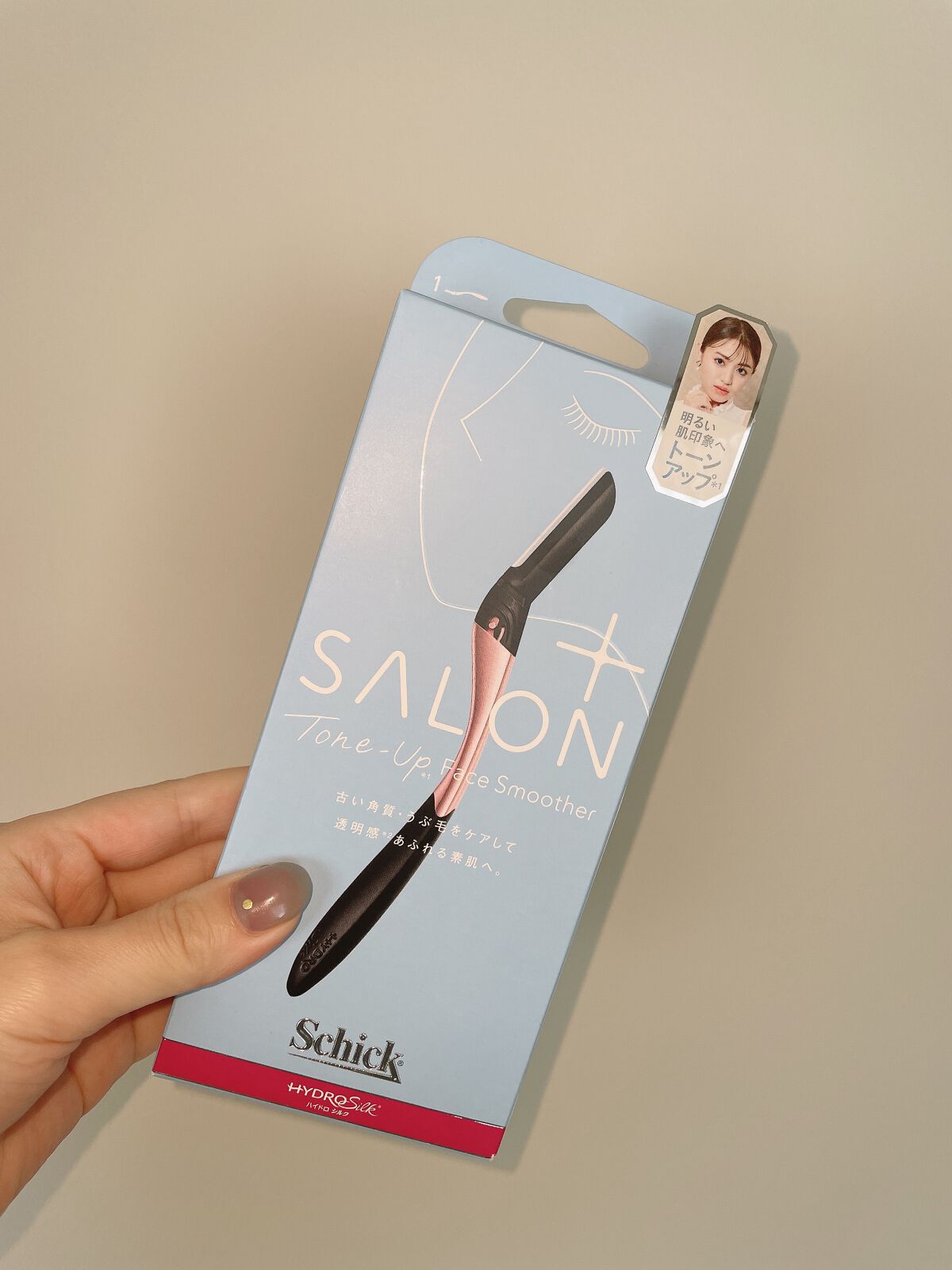 サロンプラス トーンアップ フェイススムーサー ホルダー（刃付き）/サロンプラス/シェーバーを使ったクチコミ（1枚目）