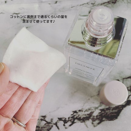 イドラクラリティ 薬用 トリートメント エッセンス ウォーター/DECORTÉ/化粧水を使ったクチコミ(4枚目)