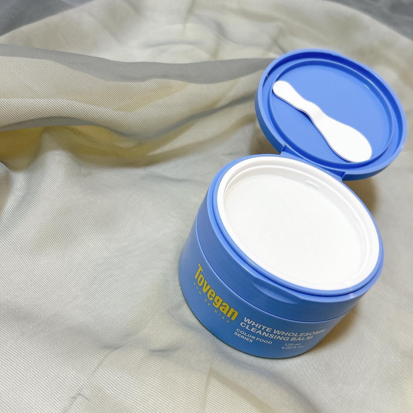 カラーフードシリーズホワイトホールサムクレンジングバーム/Tovegan/クレンジングバームを使ったクチコミ（2枚目）