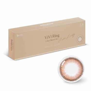 ViVi Ring 1day チョコ/OLENS/ワンデー（１DAY）カラコンを使ったクチコミ（3枚目）