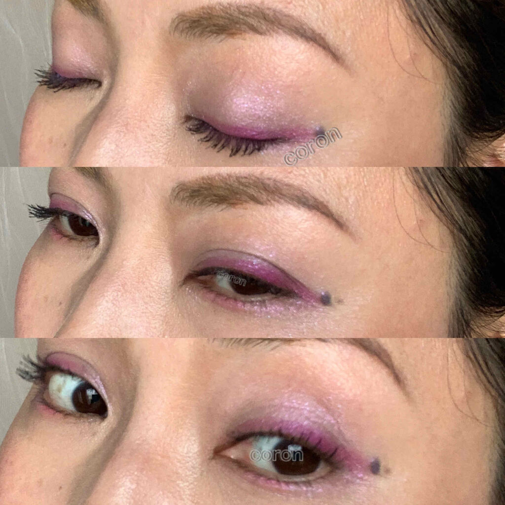 ザ アイシャドウ L 157 Viola Indica/ADDICTION/単色アイシャドウを使ったクチコミ（3枚目）