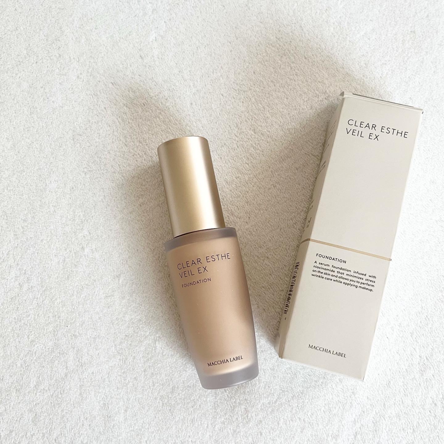 薬用クリアエステヴェールEX 05 ブラウンベージュ/Macchia Label/リキッドファンデーションを使ったクチコミ（1枚目）