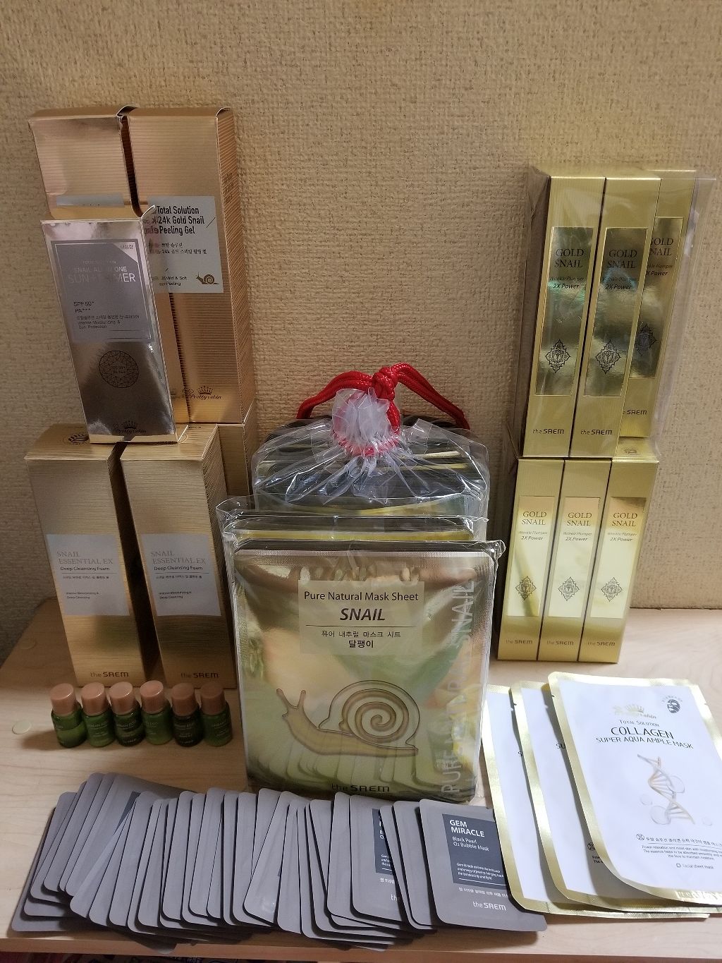 Gold Snail Wrinkle Plumper/the SAEM/その他スキンケアを使ったクチコミ（3枚目）