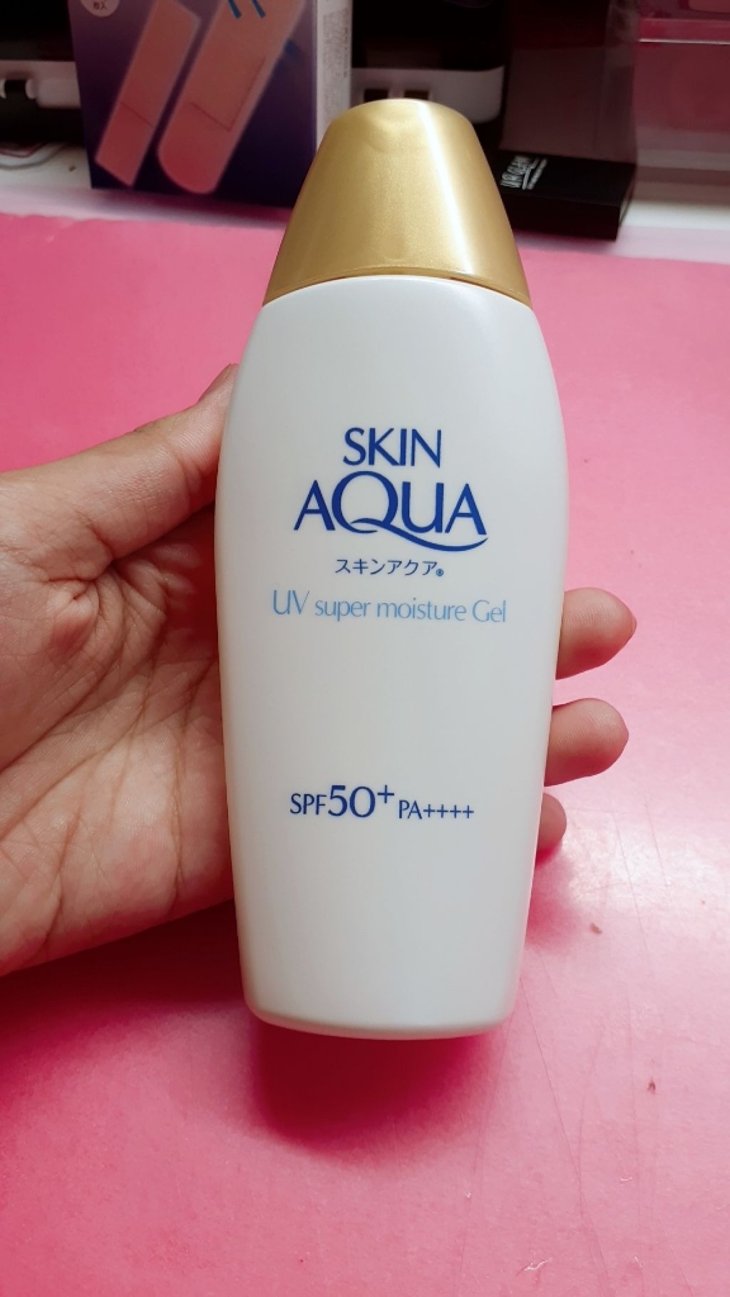 スキンアクア スーパーモイスチャージェル/スキンアクア/日焼け止めジェルを使ったクチコミ(4枚目)