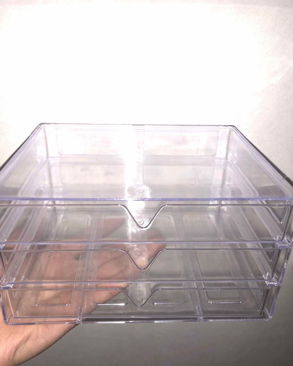 3段式クリアーケース/DAISO/その他化粧小物を使ったクチコミ(1枚目)