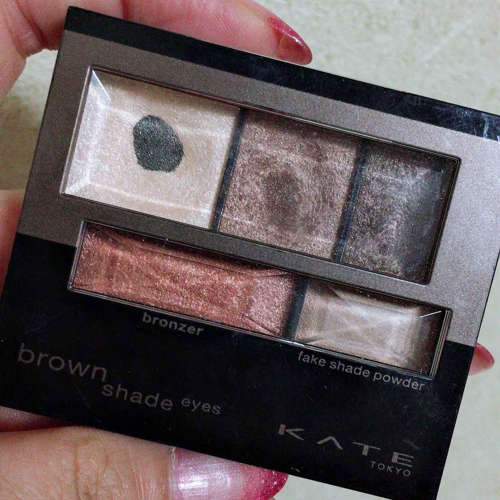 ブラウンシェードアイズN/KATE/アイシャドウパレットを使ったクチコミ（1枚目）
