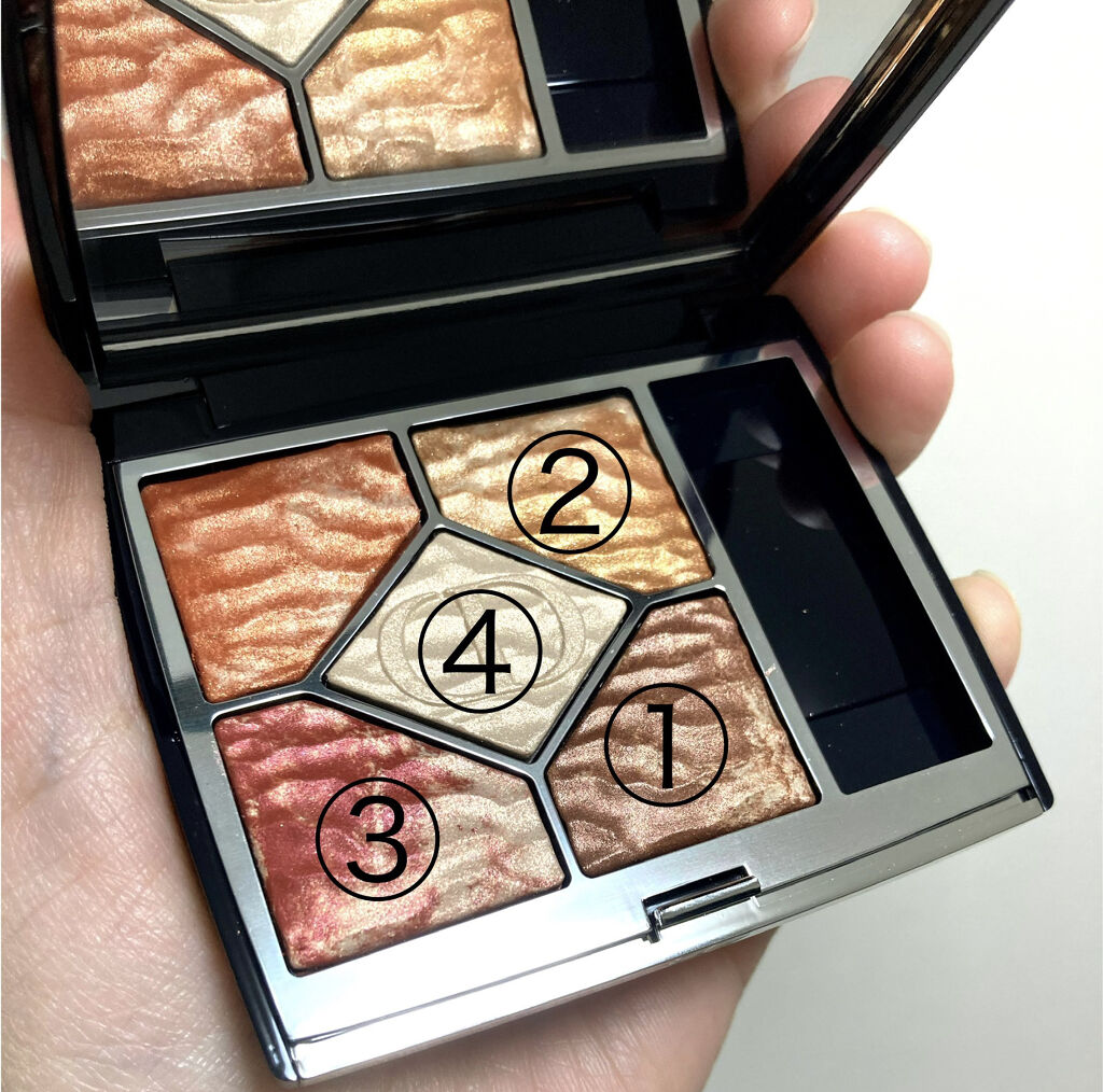 サンク クルール クチュール ＜サマー デューン＞/Dior/アイシャドウパレットを使ったクチコミ（3枚目）