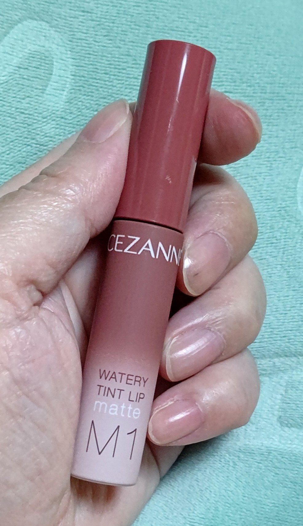 ウォータリーティントリップ マット/CEZANNE/リップティントを使ったクチコミ(1枚目)