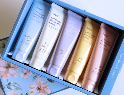 LPT Keratin パフュームヘアエッセンス Blooming Rose/Daleaf/ヘアミルクを使ったクチコミ(3枚目)