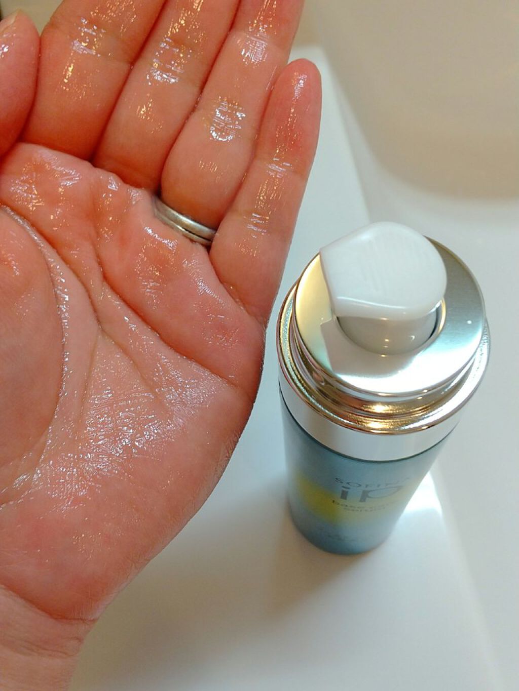 ベースケア セラム＜土台美容液＞/SOFINA iP/美容液を使ったクチコミ（3枚目）