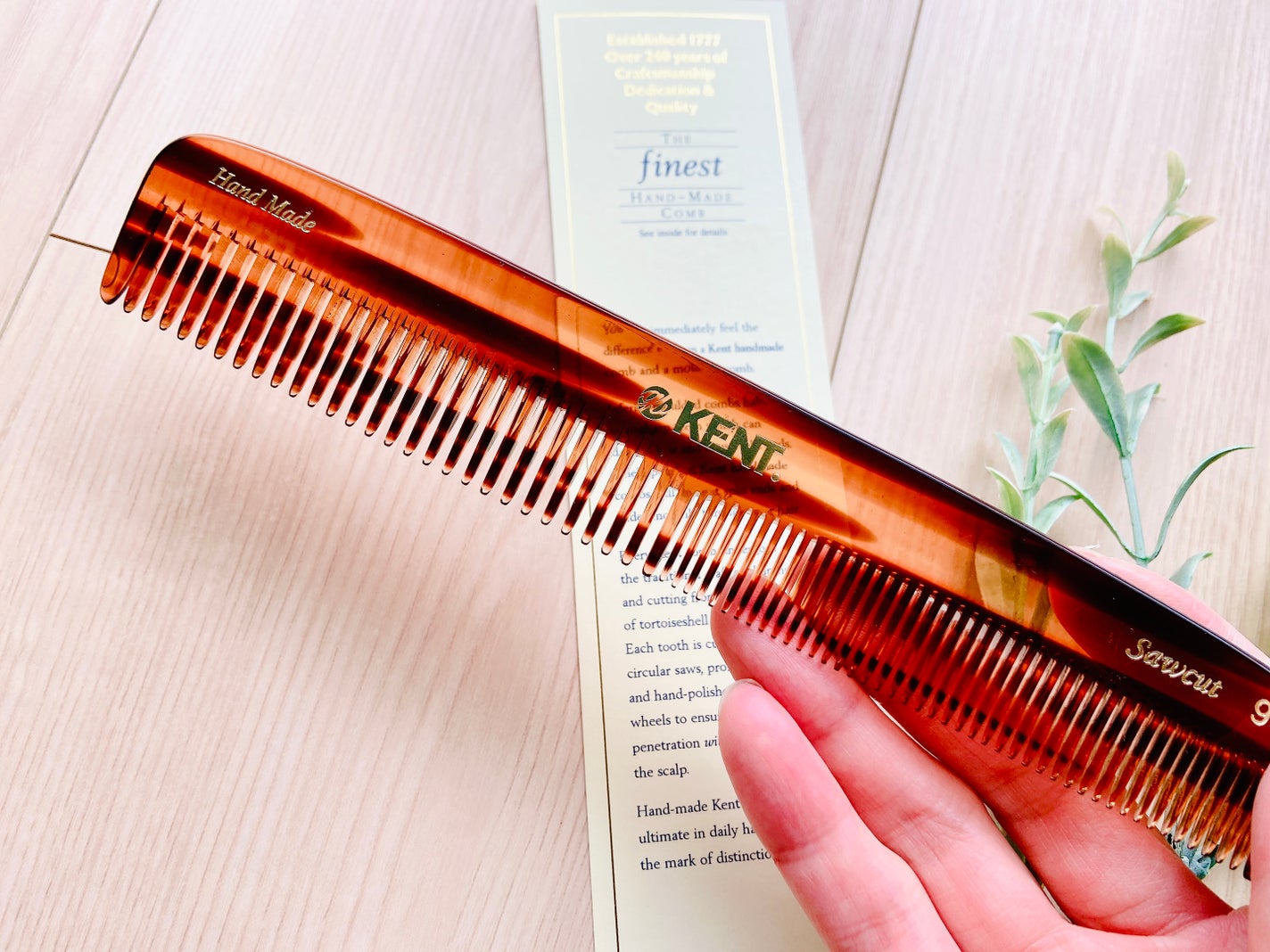 ドレッサーコーム 9T/G.B.KENT/ヘアコームを使ったクチコミ(4枚目)