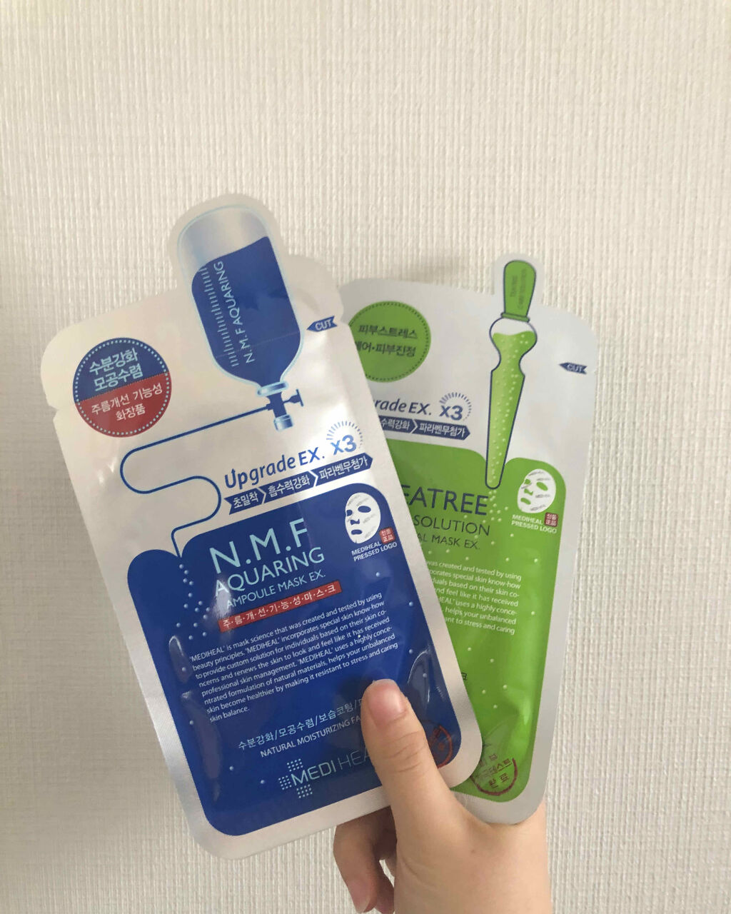 N.M.FアクアアンプルマスクJEX/MEDIHEAL/シートマスク・パックを使ったクチコミ（1枚目）