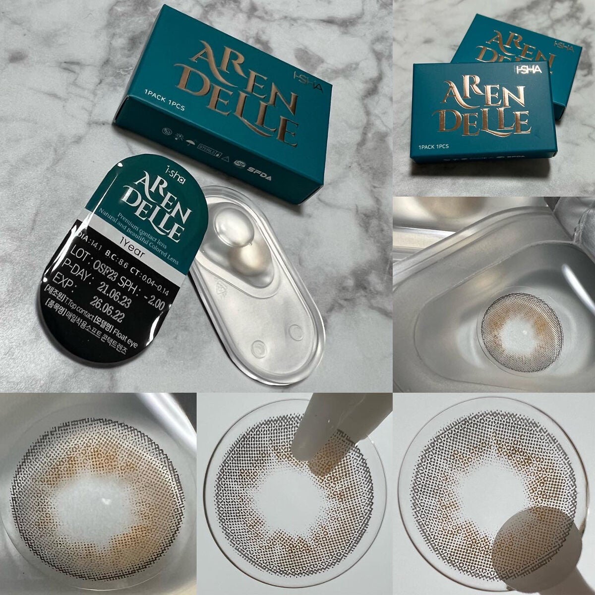 i-SHA ARENDELLE/蜜のレンズ/カラーコンタクトレンズを使ったクチコミ(6枚目)