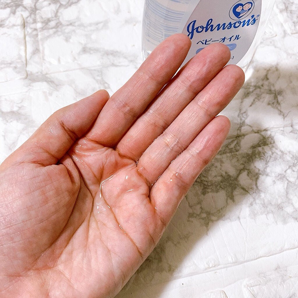 ジョンソン ベビーオイル 無香料/ジョンソンベビー/ボディオイルを使ったクチコミ(2枚目)
