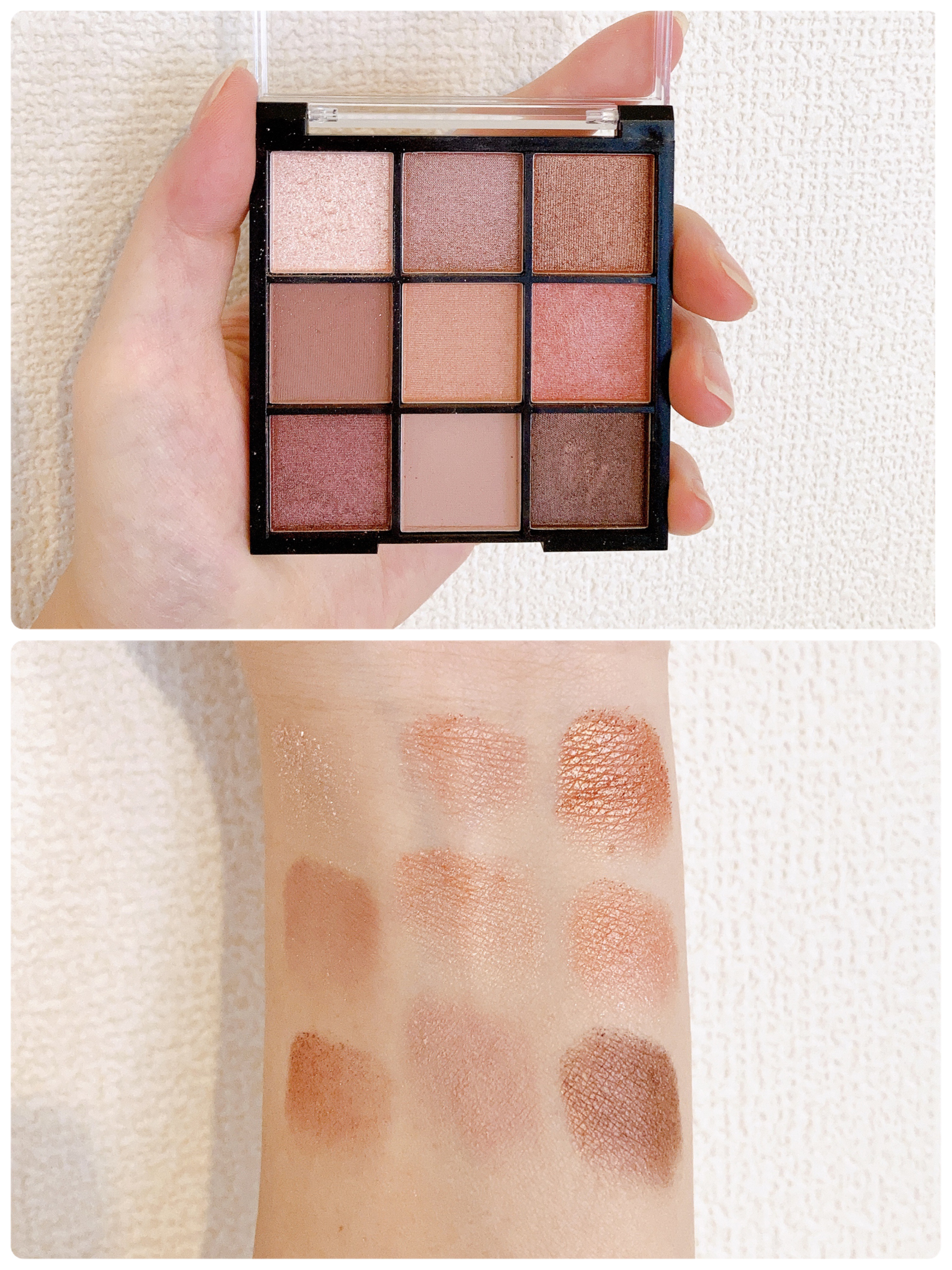 ブルーミングアイカラーパレットb (TOKYO GIRLS COLLECTION) 02 ピンク/U R GLAM/アイシャドウパレットを使ったクチコミ（1枚目）