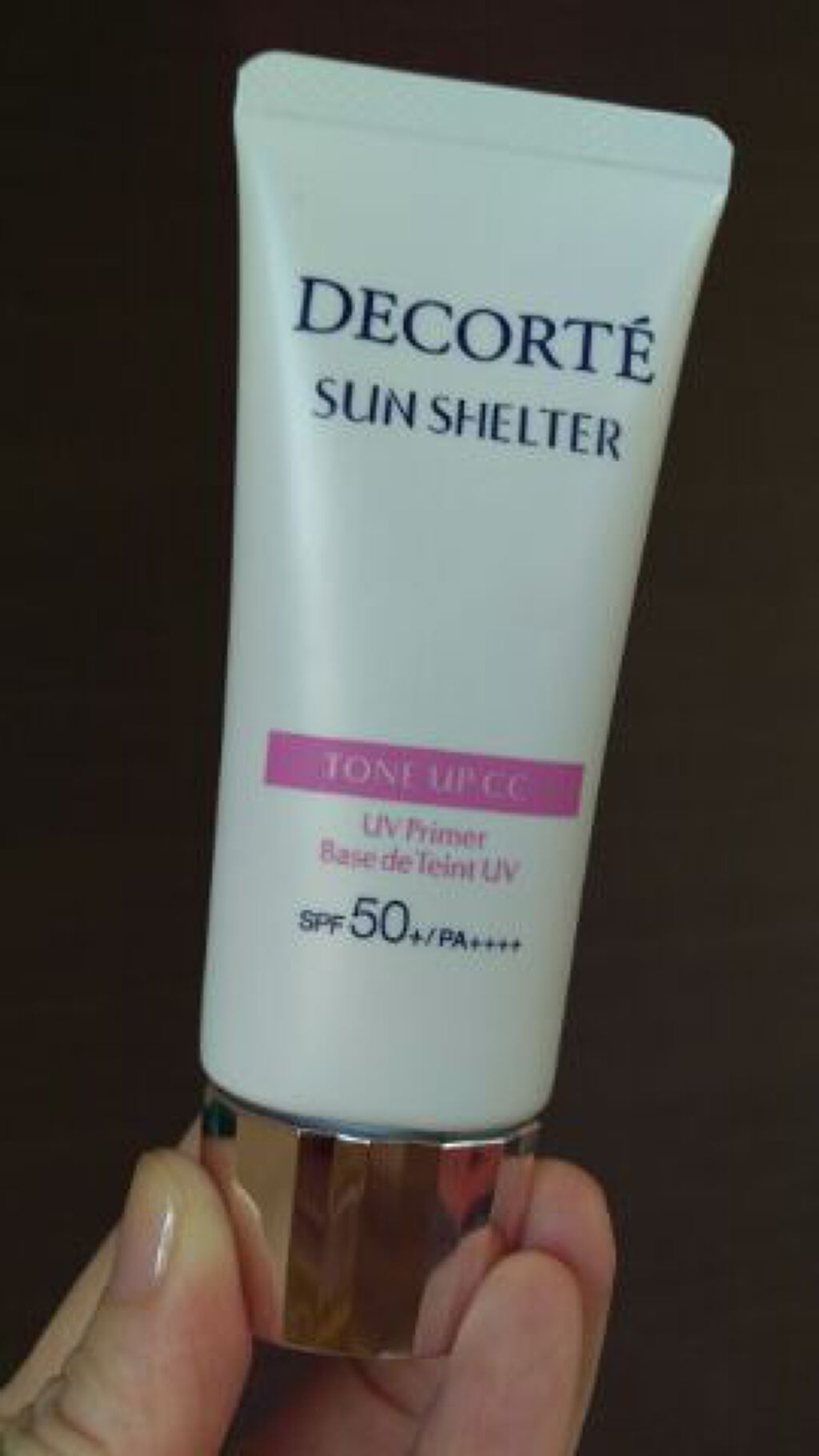 サンシェルター トーンアップCC/DECORTÉ/CCクリームを使ったクチコミ(1枚目)