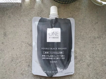 ダブル ブラック ウォッシャー/ONE BY KOSE/その他洗顔料を使ったクチコミ(1枚目)