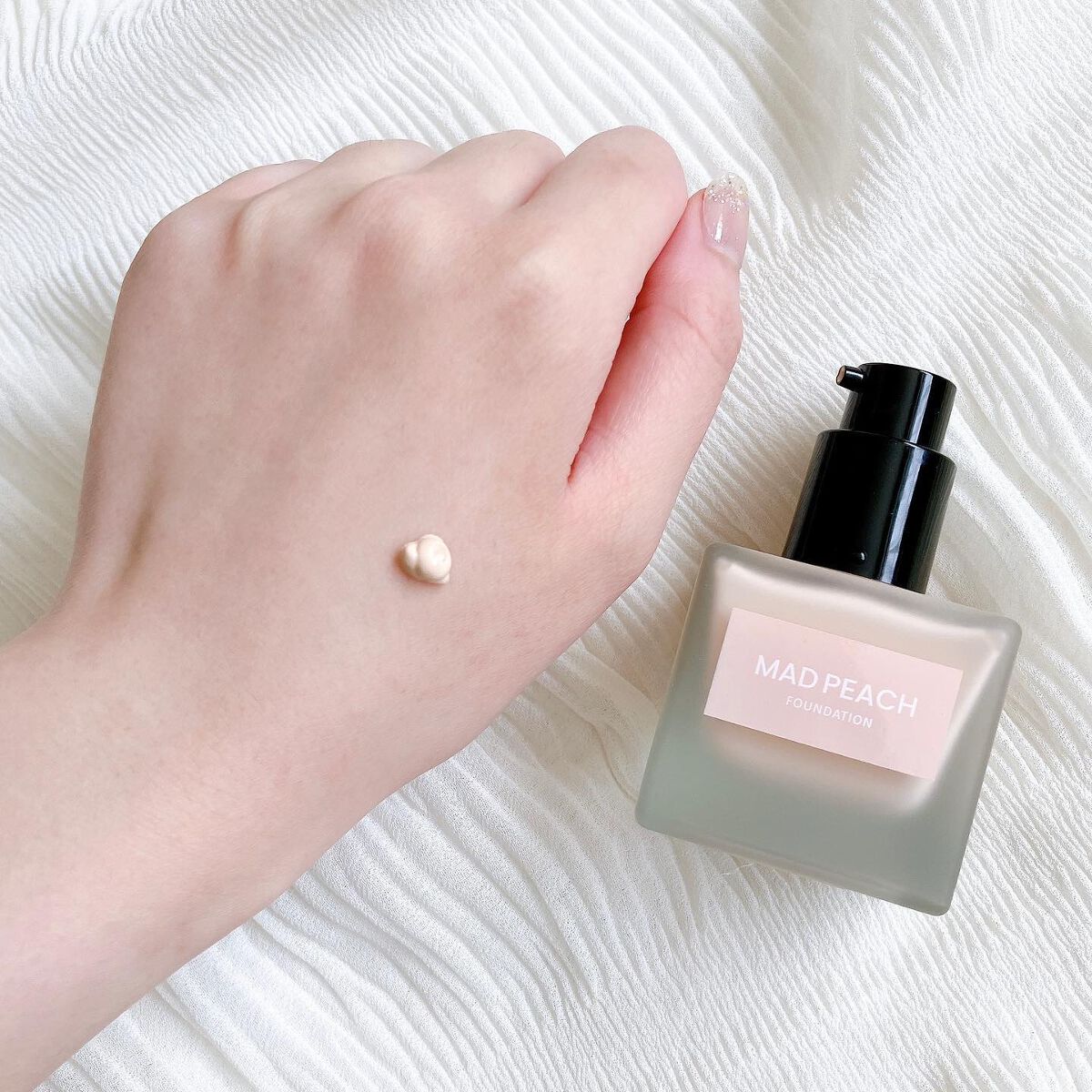マッドピーチ スタイルフィットファンデーション/MAD PEACH/リキッドファンデーションを使ったクチコミ(3枚目)