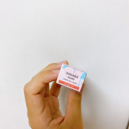 マットリップクレヨン/WHOMEE/口紅を使ったクチコミ(6枚目)