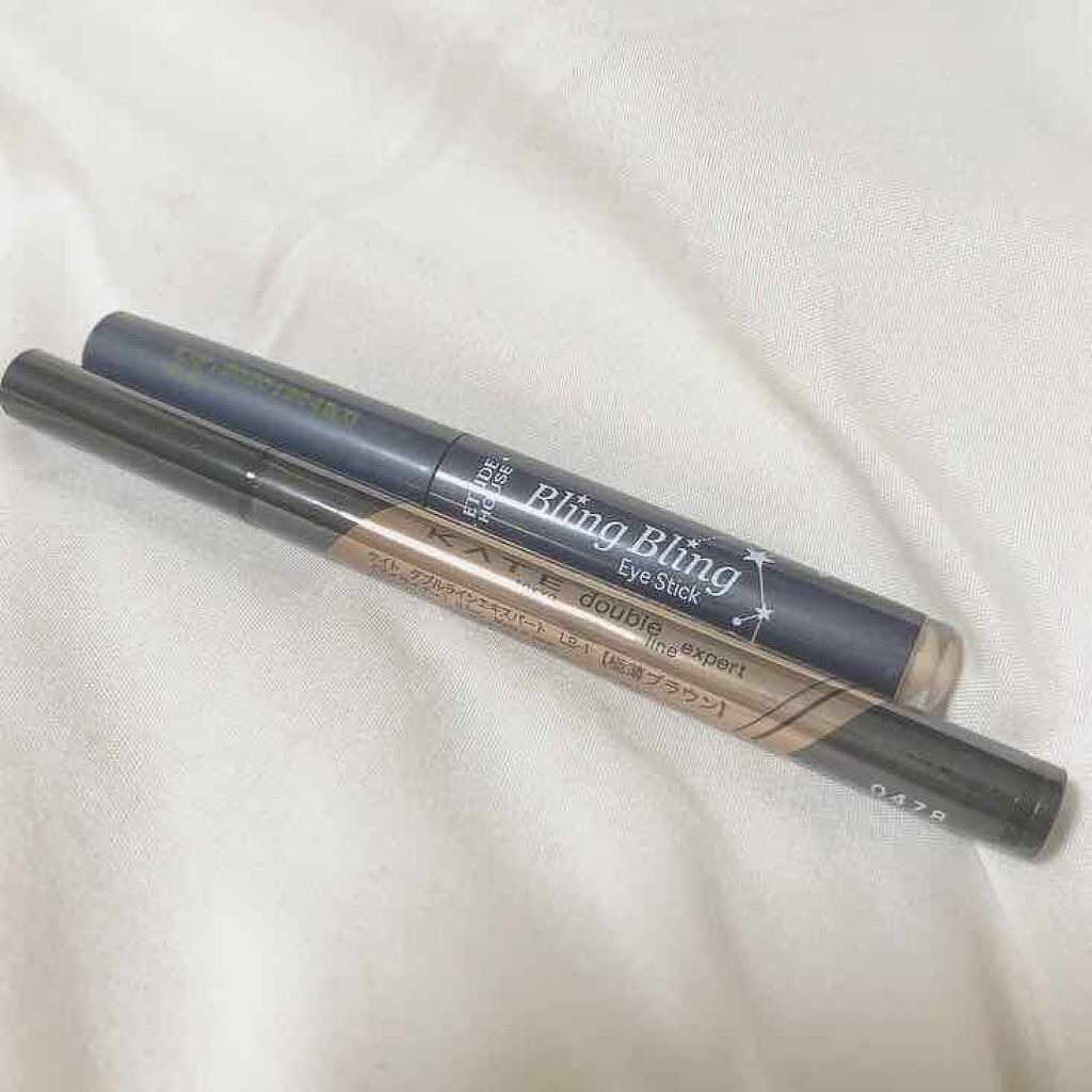 キラキラ アイシャドウ/ETUDE/スティックアイシャドウを使ったクチコミ(1枚目)