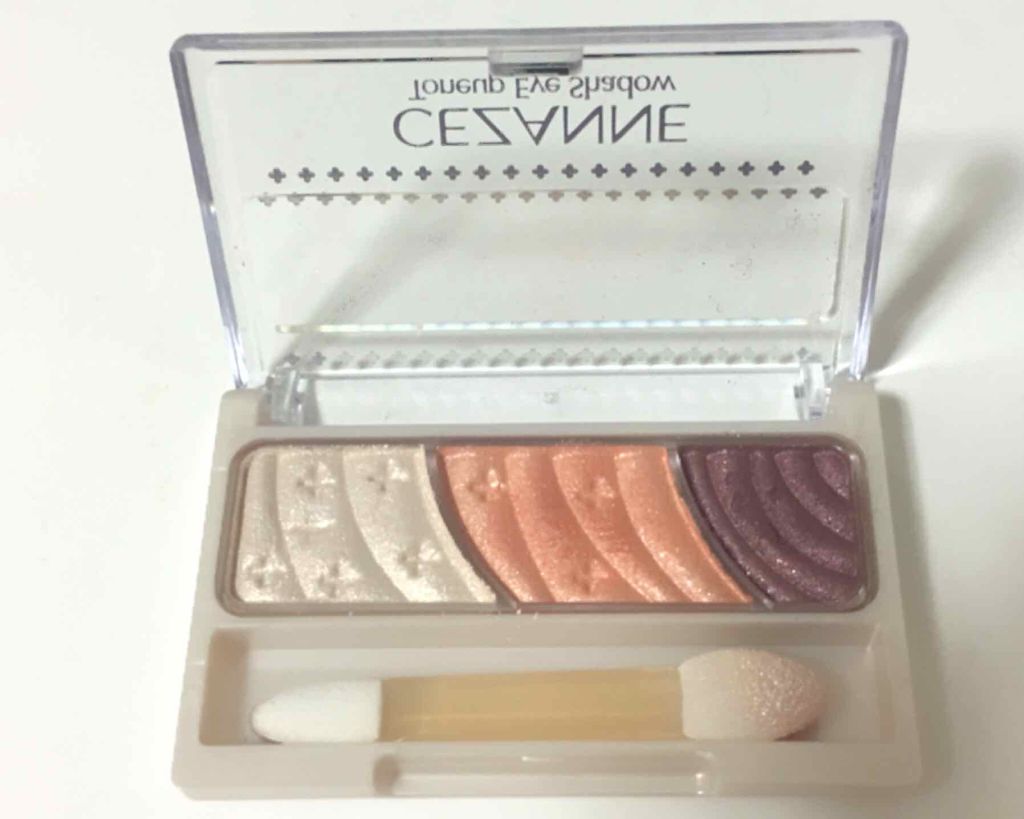 トーンアップアイシャドウ/CEZANNE/アイシャドウパレットを使ったクチコミ（2枚目）