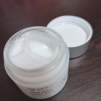 SAKE ナイトクリーム/SNOW FOX SKINCARE/フェイスクリームを使ったクチコミ(2枚目)