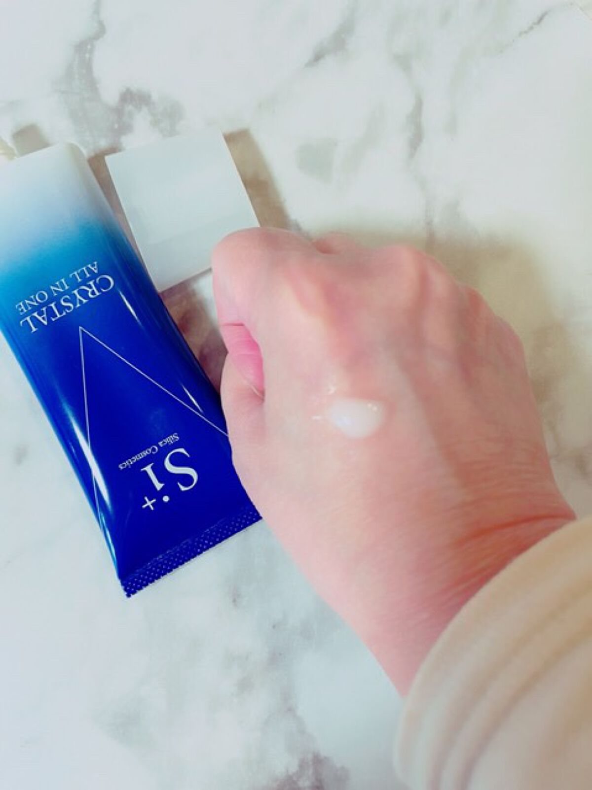 クリスタルオールインワン/Si+/フェイスクリームを使ったクチコミ(2枚目)