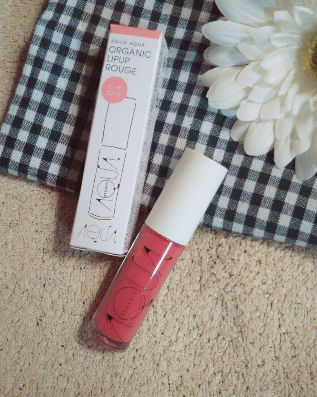 オーガニックリップアップルージュ/アクア・アクア/リップグロスを使ったクチコミ(1枚目)