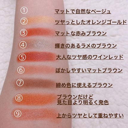UR GLAM BLOOMING EYE COLOR PALETTE/U R GLAM/アイシャドウパレットを使ったクチコミ(7枚目)