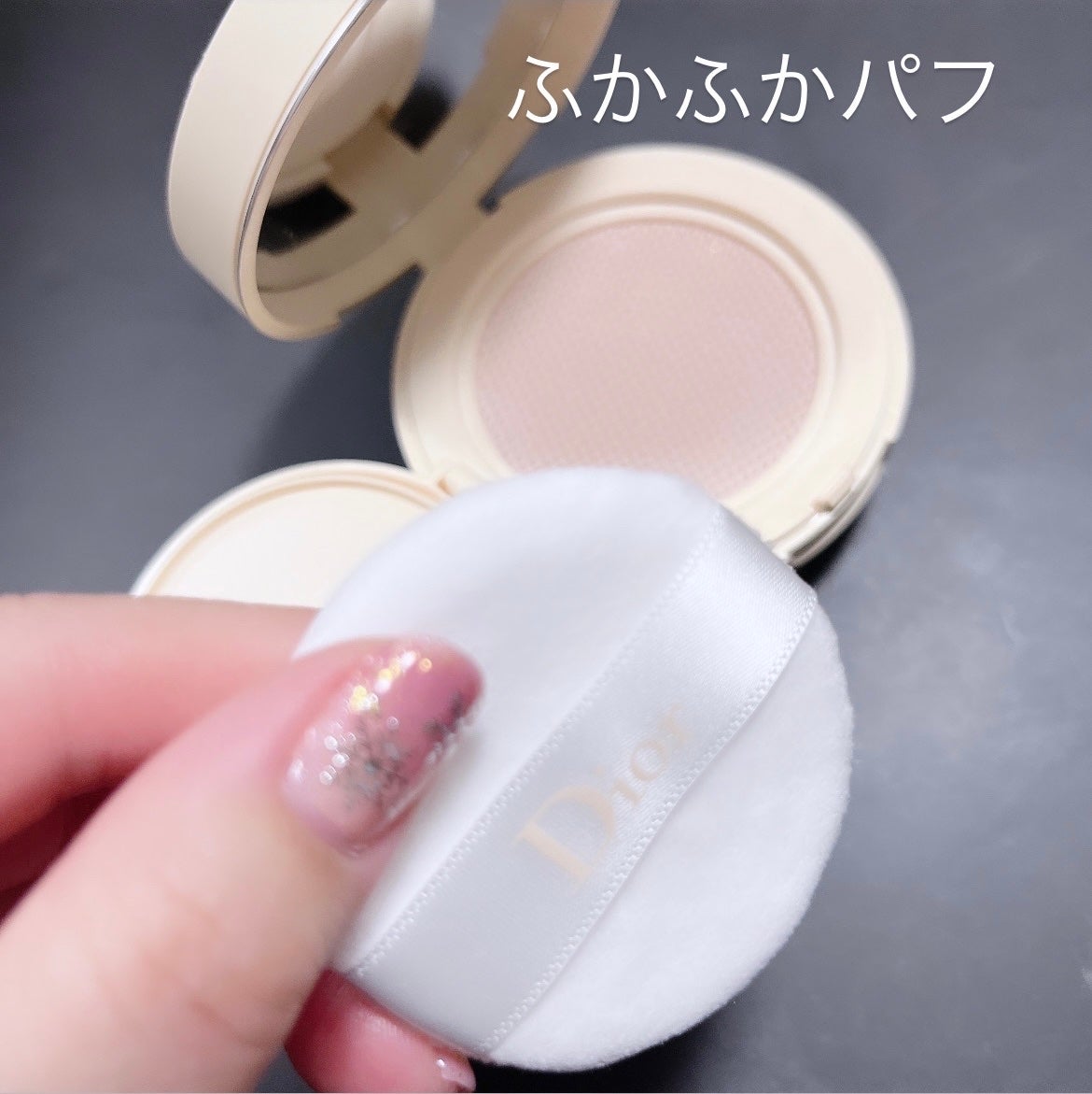 ディオールスキン フォーエヴァー クッション パウダー/Dior/ルースパウダーを使ったクチコミ(2枚目)