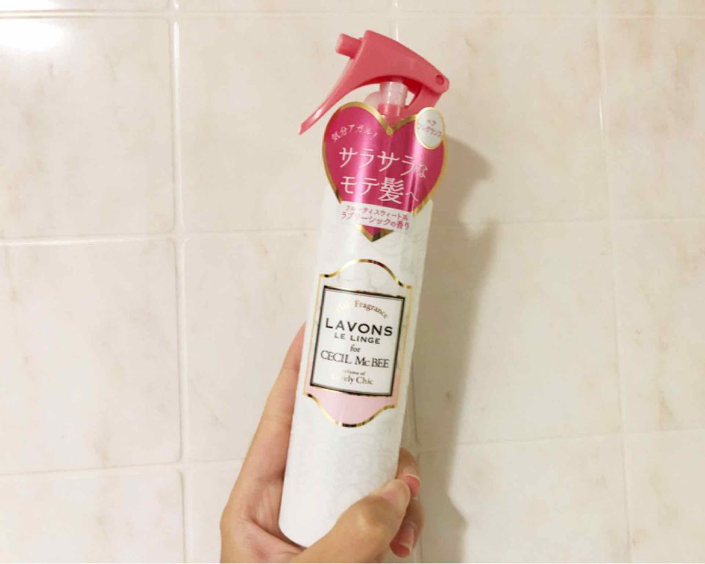 ラボン for CECIL MACBEE セシルマクビー ヘアフレグランスミスト ラブリーシック/ラボン/ヘアミストを使ったクチコミ（1枚目）