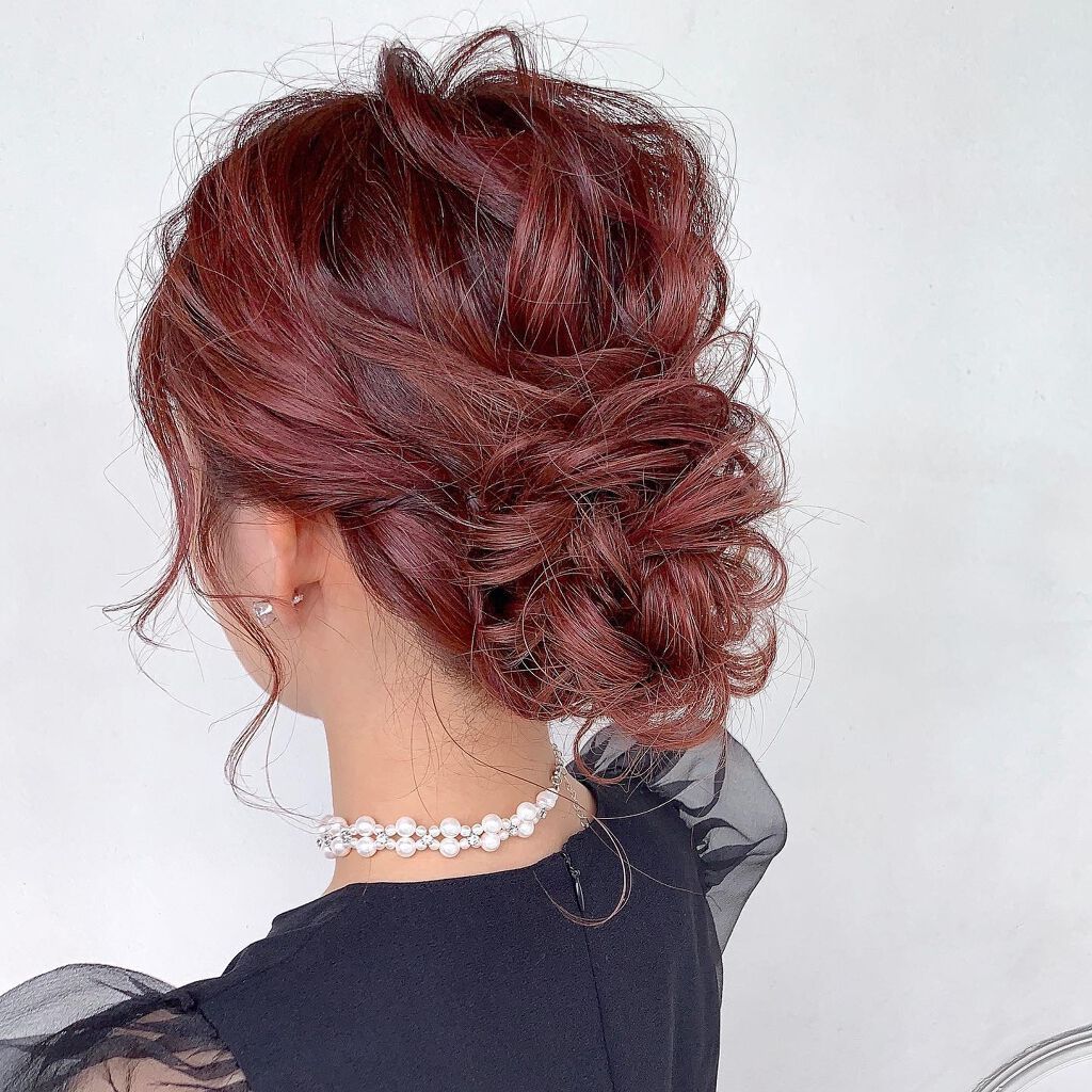 hibiai on LIPS 「.結婚式予定の方が徐々に増えてきました👏💕参列の方のヘアセッ..」(2枚目)