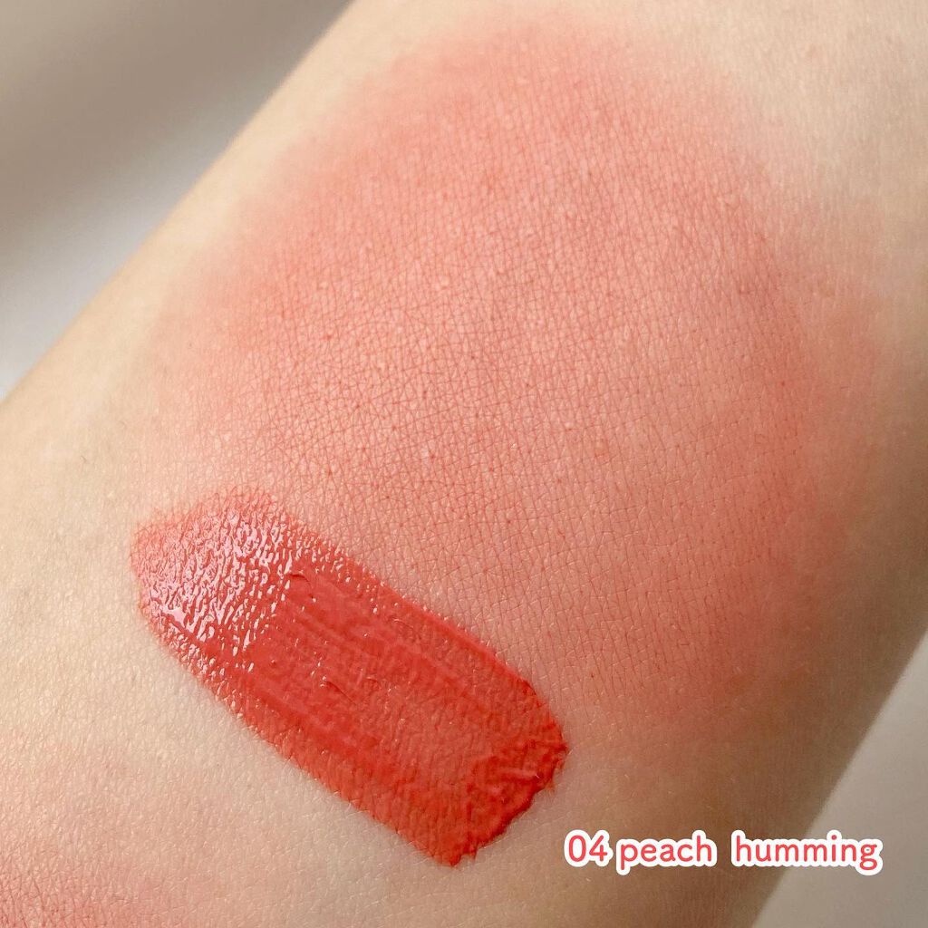 ジルスチュアート ブルームドロップ リップ＆チーク シフォン 05 bare heart/JILL STUART/リキッドチークを使ったクチコミ（3枚目）