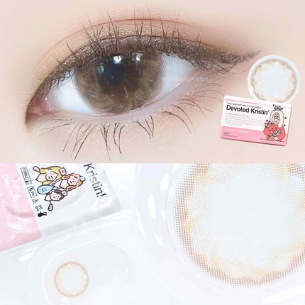 Devoted Kristin/Hapa kristin/カラーコンタクトレンズを使ったクチコミ(4枚目)