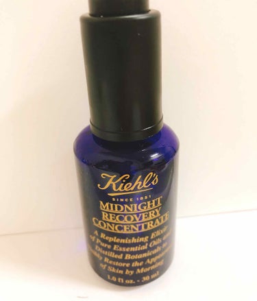 キールズ ミッドナイトボタニカル コンセントレート/Kiehl's/フェイスオイルを使ったクチコミ（1枚目）