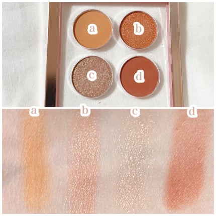 VAST NEBULA 4COLOR EYESHADOW PALETTE/HEXZE(ヘックスゼ)/アイシャドウパレットを使ったクチコミ(2枚目)