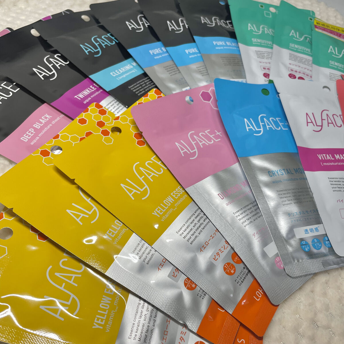 ピュアブラック アクアモイスチャー シートマスク/ALFACE+/シートマスク・パックを使ったクチコミ（2枚目）