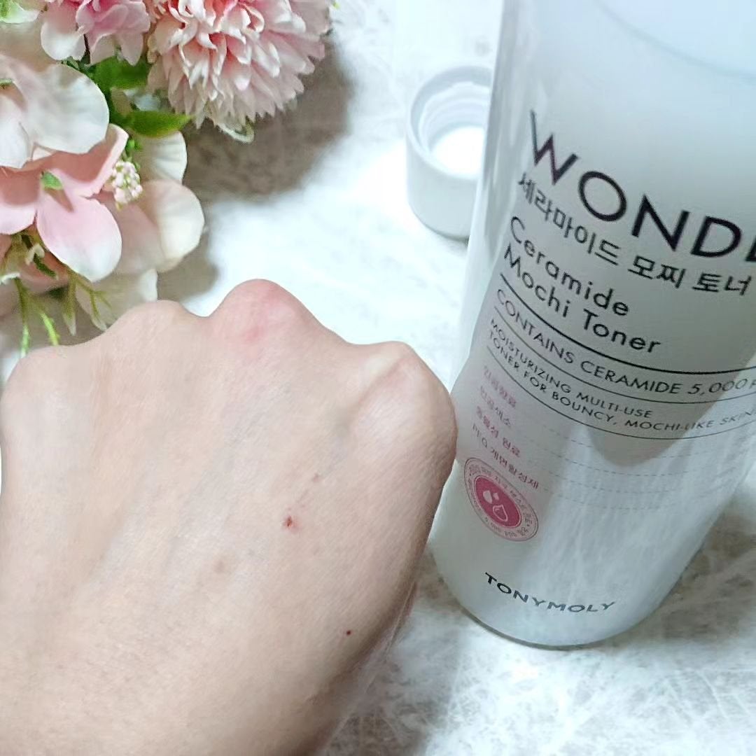 Wonder Ceramide Mochi Toner(トニーモリーワンダーCモチトナー)/TONYMOLY/化粧水を使ったクチコミ(4枚目)